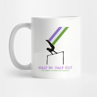 HIHO Logo (Genderqueer flag - Transparent) Mug